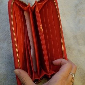 Red wallet.  NEW